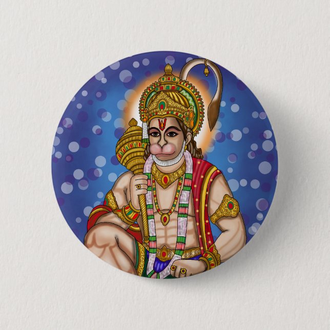 Botón de Hanuman (Anverso)