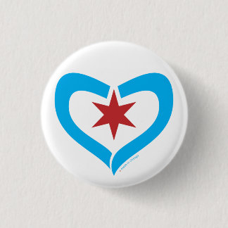 Botón de HeartStar + hecho en Chicago