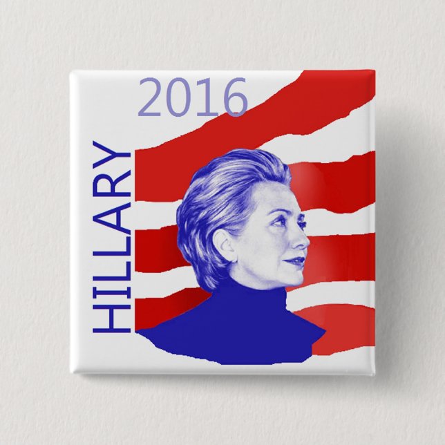 Botón de Hillary 2016 (Anverso)