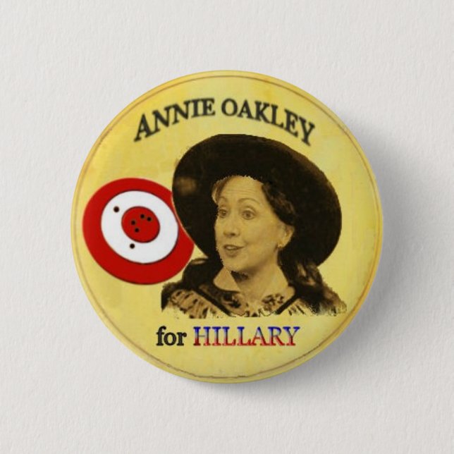 Botón de Hillary Annie Oakley (Anverso)