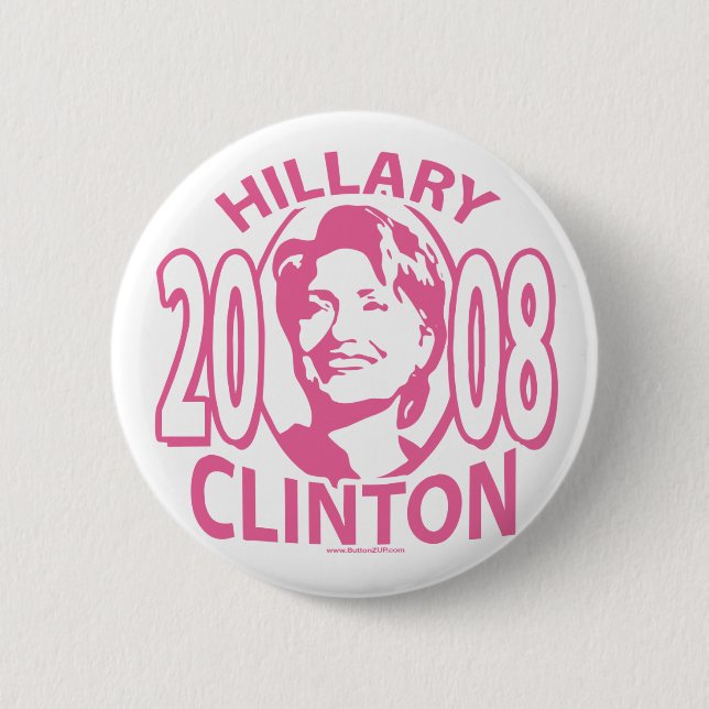 Botón de Hillary Clinton 2008 (Anverso)
