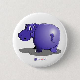 Botón de Hipopótamo Morado