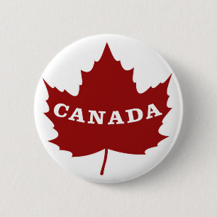 Botón de hoja de arce de Canadá