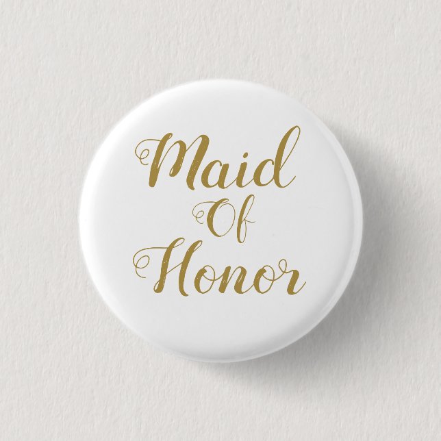 Botón de honor de la doncella de oro (Anverso)