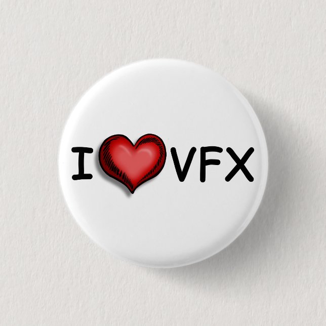 Botón de I <3 VFX (Anverso)