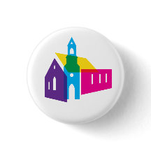 Botón de Iglesia Arcoíris