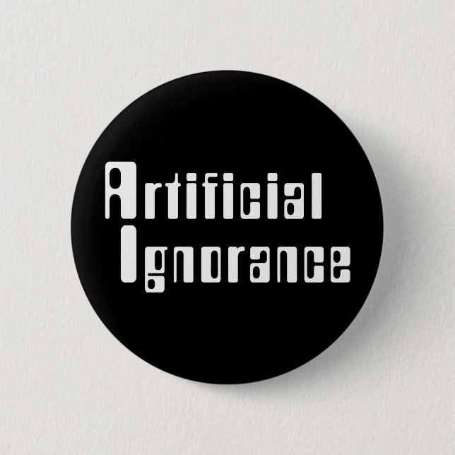 Botón de ignorancia artificial (Anverso)