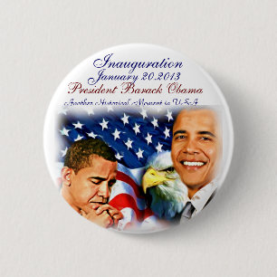 botón de inauguración de Barack Obama 2013