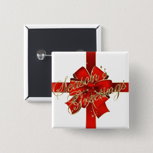 Botón de inclinación de Navidades (Anverso y reverso)