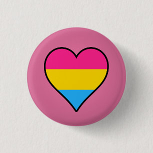 botón de indicador de pansexualidad