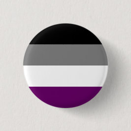 Botón de indicador del orgullo de asexualidad/As
