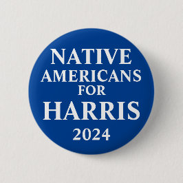 Botón de Indígenas Estadounidenses para Harris