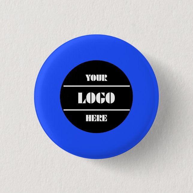 Botón de insignia circular personalizado de neón a (Anverso)