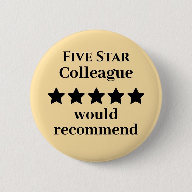 Botón de insignia de compañero cinco estrellas rec (Anverso)