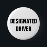 botón de insignia de controlador designado plano<br><div class="desc">Tanto si tú y tus amigos se turnan para ser el conductor designado,  como si solo tienes un amigo que no bebe,  este botón te ayudará a seguir la pista de lo que está pasando,  y cuándo. Este es un diseño sencillo,  pero hay más disponibles en www.zazzle.com/half_designs/collections.</div>
