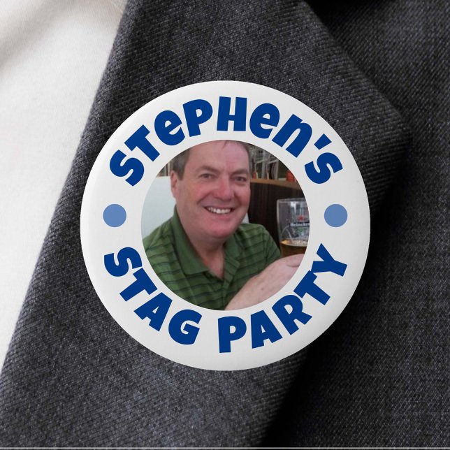 Botón de insignia de foto de la despedida de solte (Subido por el creador)