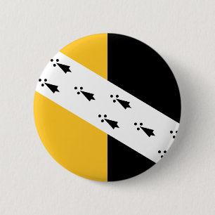Botón de insignia de la bandera de Norfolk