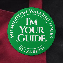 Botón de insignia de la guía turística oficial