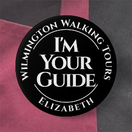 Botón de insignia de la guía turística oficial