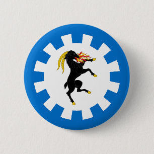 botón de insignia de la universidad de Herman