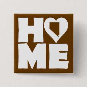 Botón de insignia de Nevada Home Heart State