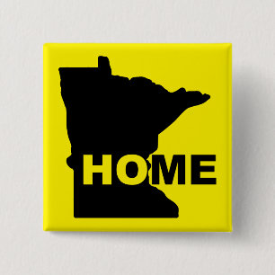 Botón de insignia de pin de Minnesota lejos del es