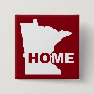 Botón de insignia de pin de Minnesota lejos del es
