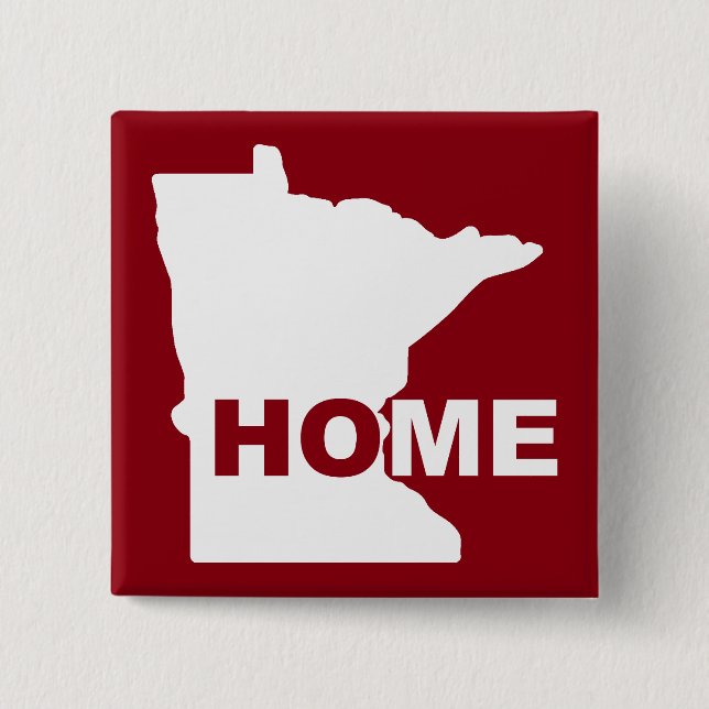 Botón de insignia de pin de Minnesota lejos del es (Anverso)