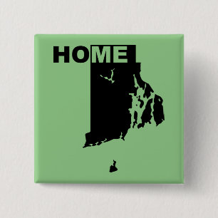Botón de insignia de pin de Rhode Island lejos del