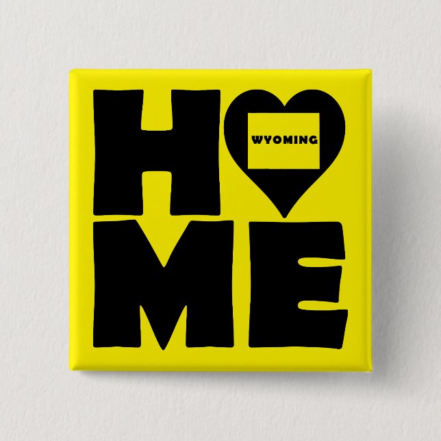 Botón de insignia de pin del estado del corazón de (Anverso)