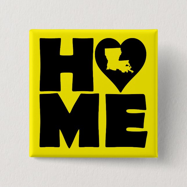 Botón de insignia de pin del estado del corazón de (Anverso)