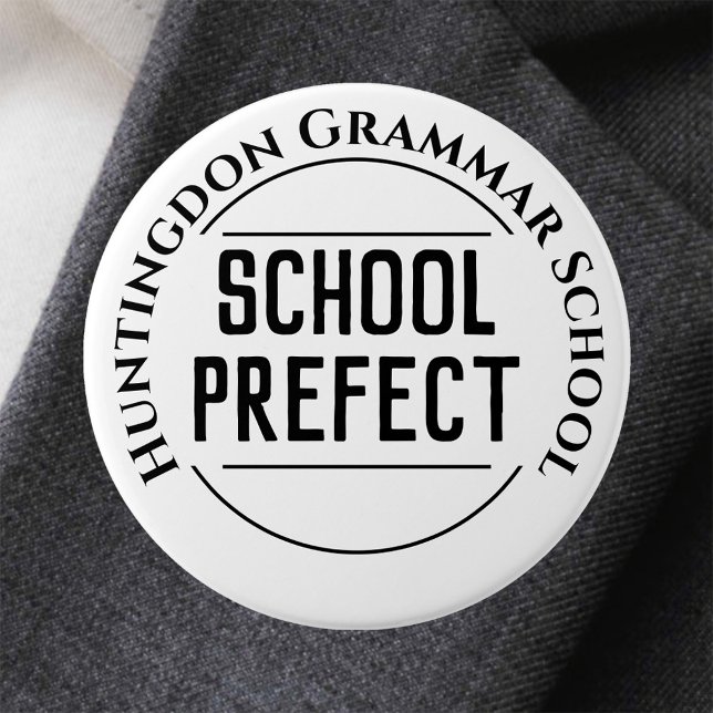 Botón de insignia de Prefecto de Escuela (Subido por el creador)