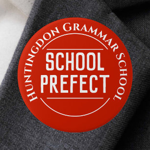 Botón de insignia de Prefecto de Escuela