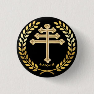 Botón de insignia de solapa de cruz de la Iglesia 
