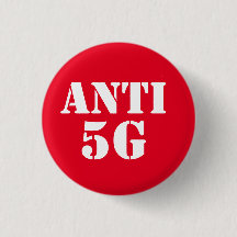 Botón de insignia redonda Anti 5G