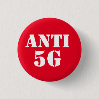 Botón de insignia redonda Anti 5G