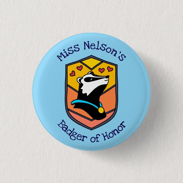 Botón de Insignia "Tejón de Honor" (Anverso)