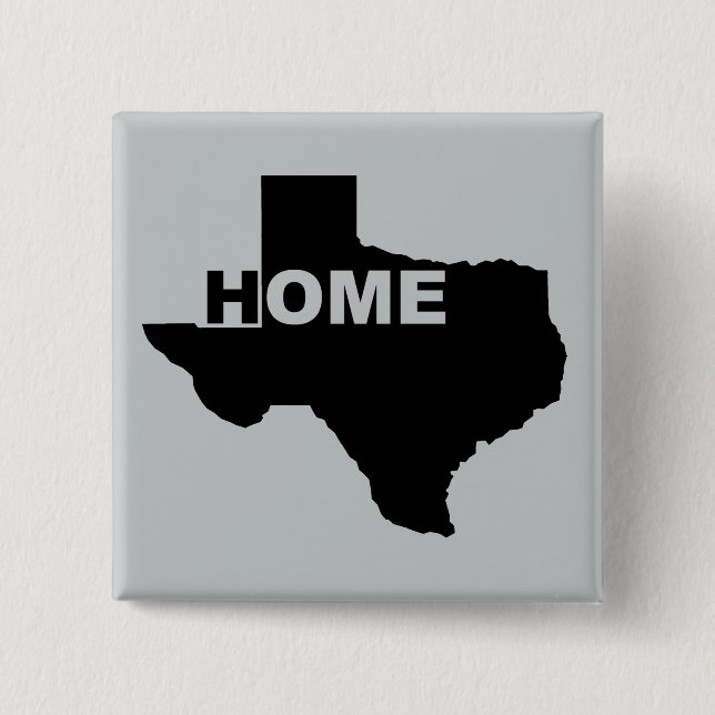 Botón de insignia Texas Hogar lejos de casa (Anverso)