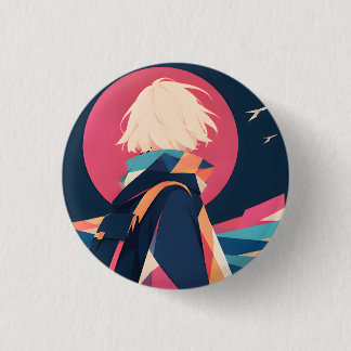 Botón de inspiración de anime coleccionable 12 Via