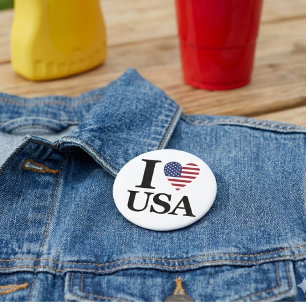 Botón de instrucción "I ❤️ USA"