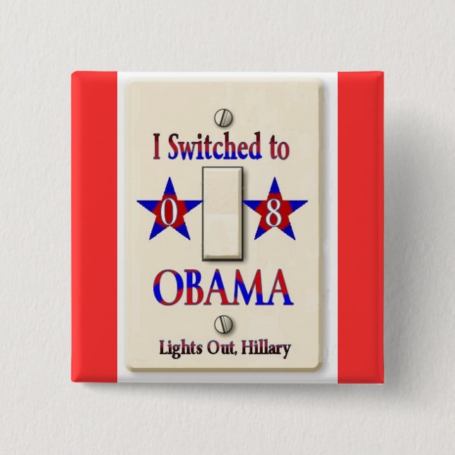 Botón de interruptor de la luz de Obama (Anverso)