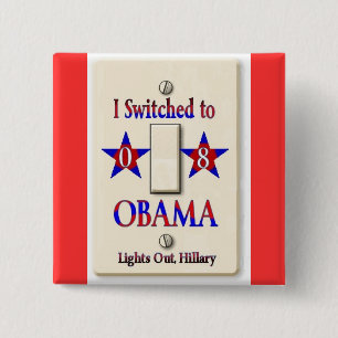Botón de interruptor de la luz de Obama