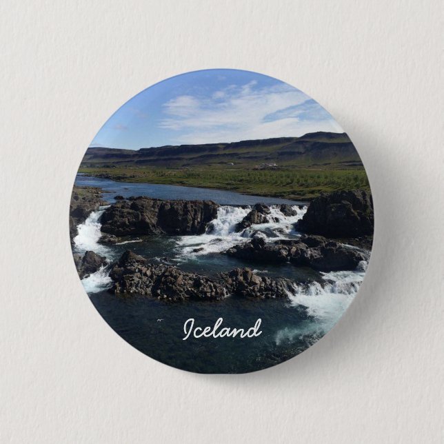 botón de Islandia (Anverso)