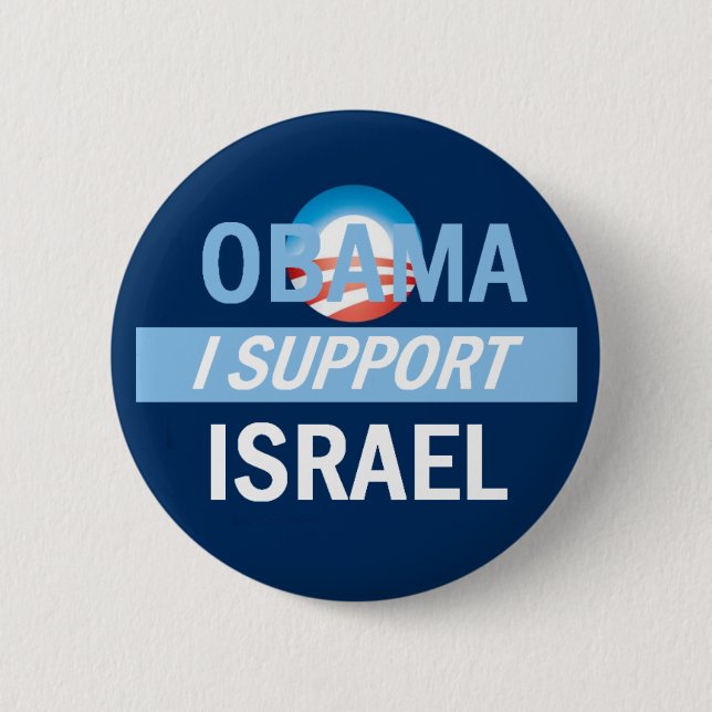 Botón de Israel de la ayuda de Obama I (Anverso)