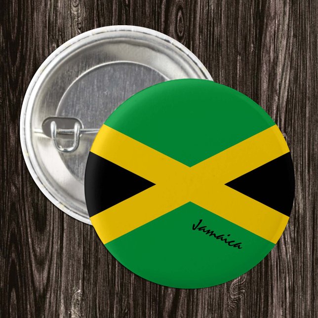 Botón de Jamaica, moda patriótica de la bandera de (Subido por el creador)