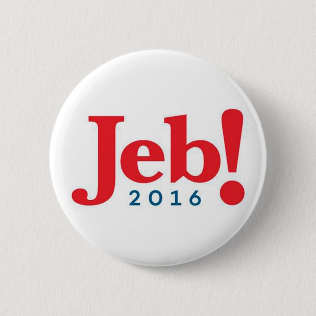 Botón de Jeb Bush 2016 (Anverso)