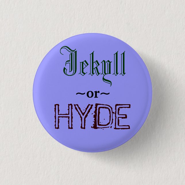 Botón de Jekyll o de Hyde (Anverso)
