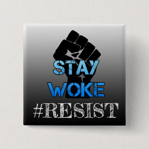 Botón de jerga de textología del puño de la ses