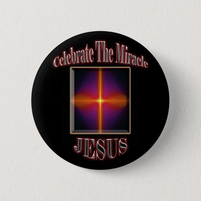 Botón de Jesús del navidad (Anverso)