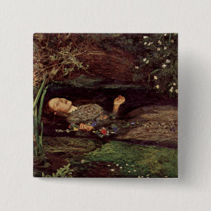 Botón de John Everett Millais Ofelia
